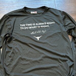 Univ of Texas Black Long Sleeve Shirt